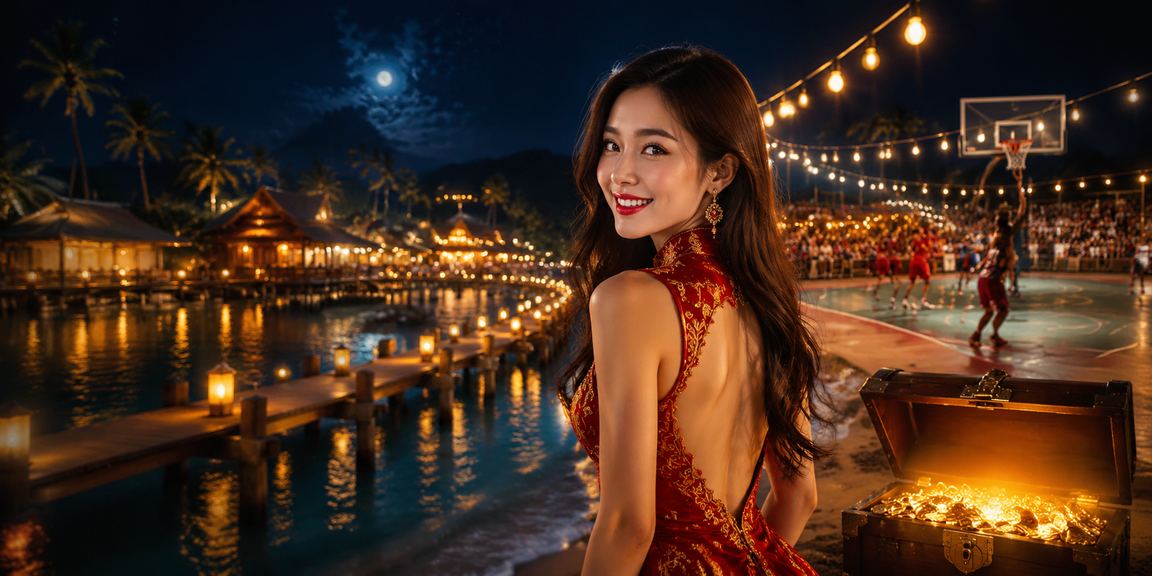 Người hâm mộ thể thao theo dõi kèo cá cược bóng rổ tại bãi biển Côn Đảo