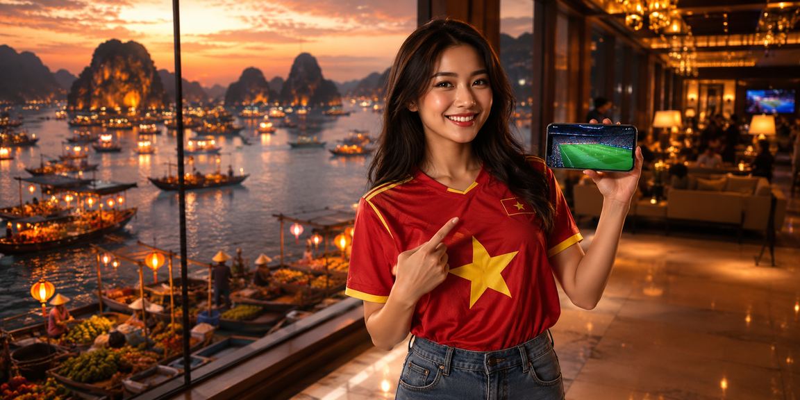 Lễ hội cá cược bóng đá trên du thuyền Vịnh Hạ Long với người hâm mộ đang theo dõi trận đấu