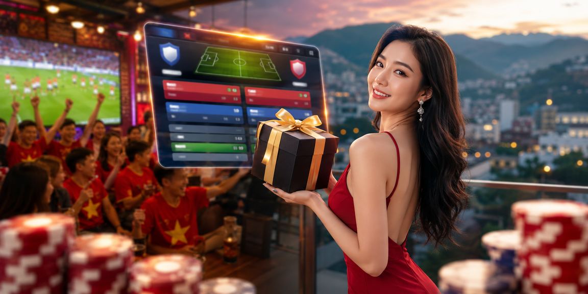 Người dùng Sapa xem ưu đãi VIP trên thiết bị di động giữa khung cảnh núi rừng