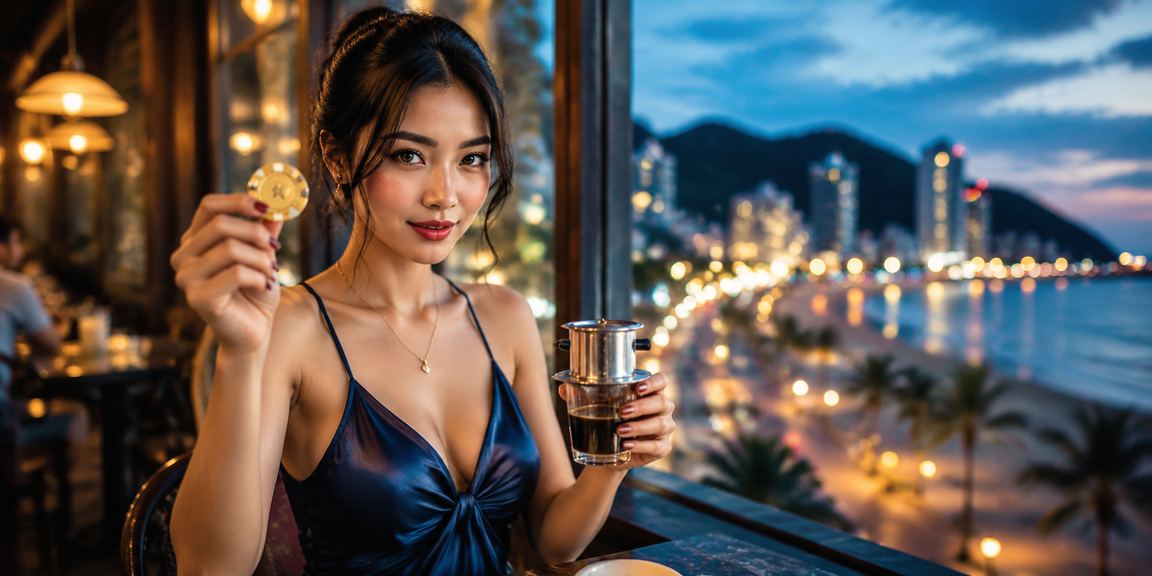 Người chơi casino Việt Nam trong không gian hiện đại với màn hình lớn hiển thị kết quả
